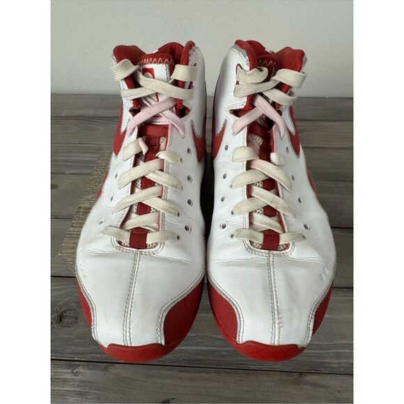 NIKE Flight Elite Slam Shox Basketball White Red Shoes Womens 8 Men‎ 6.5 - Picture 4 of 12